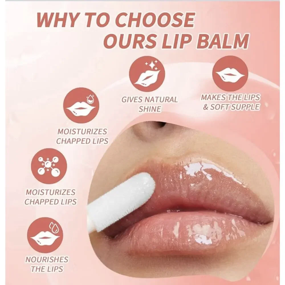 HelloKiss Lip Oil #05 Honey Hydrating Fruity Lip Glow Gloss NEW